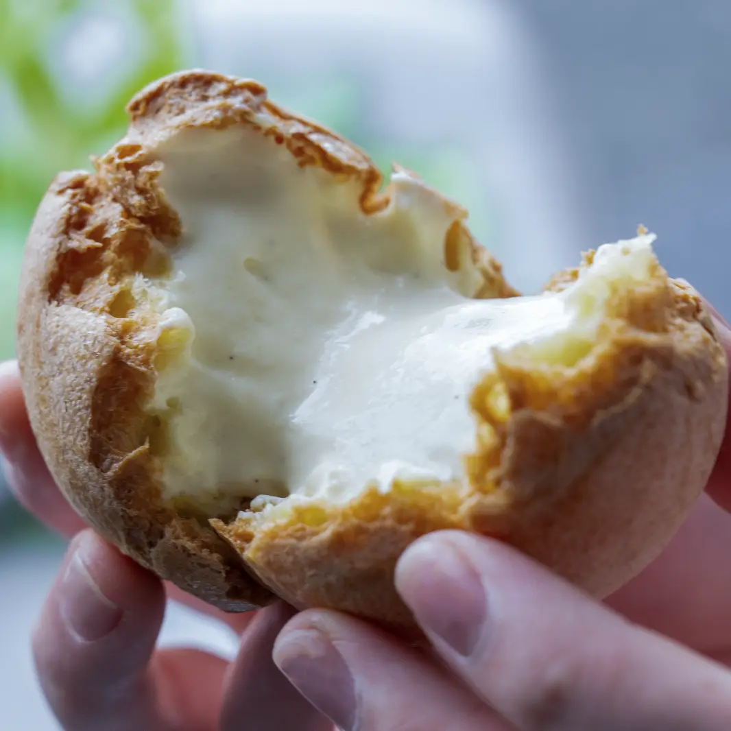 プレーンのシュークリーム