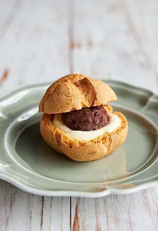 chou_ogura 米粉のシュークリーム 小倉あん